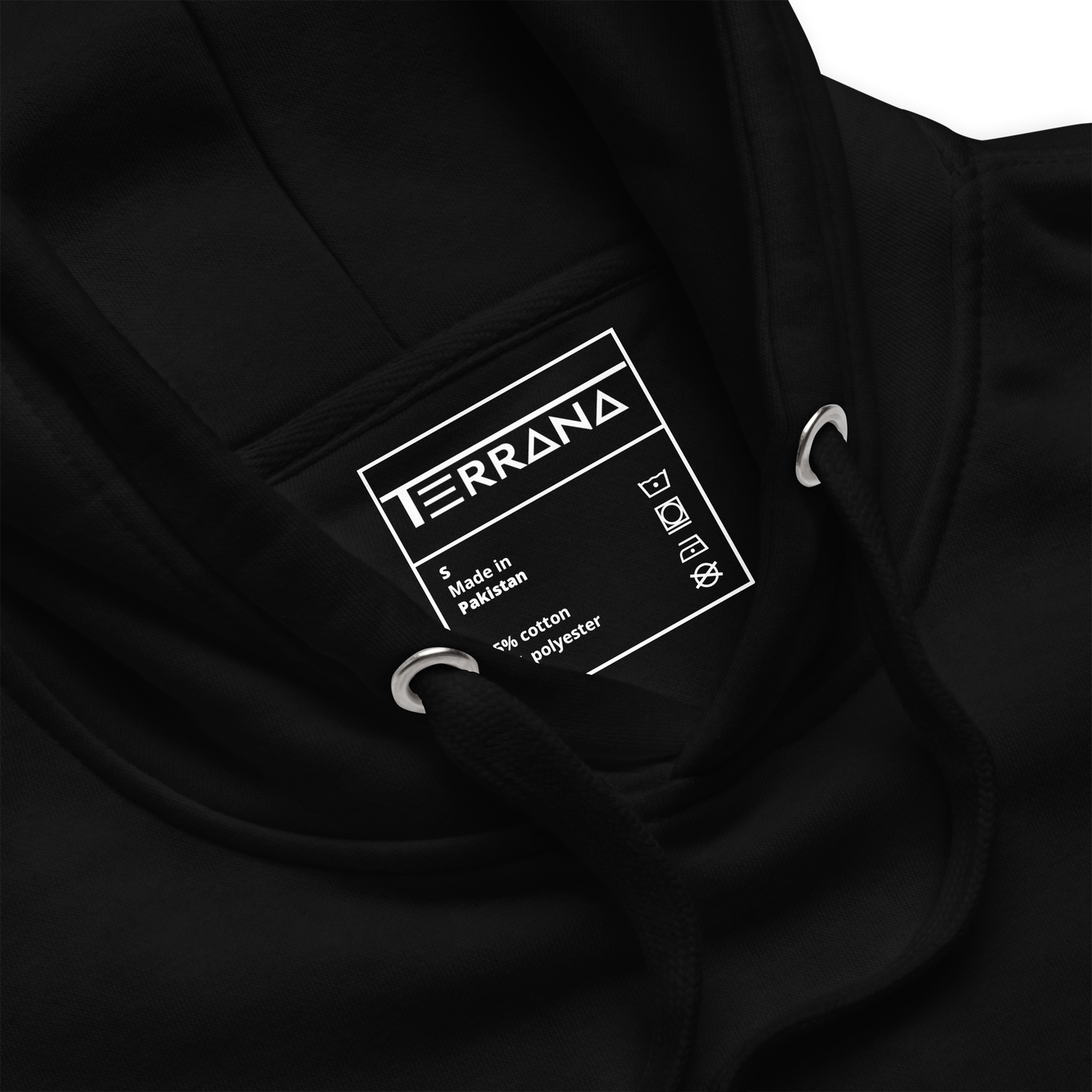 UNISEX HOODIE // RED ON BLACK