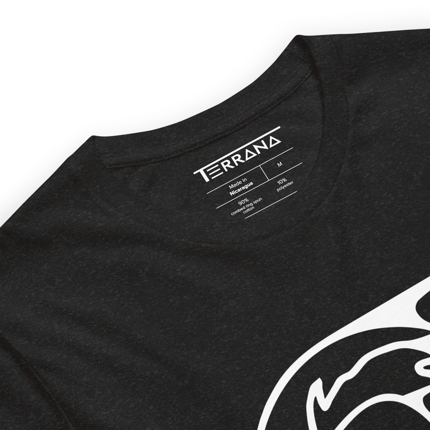 LOGO SHIRT // WHITE ON BLACK