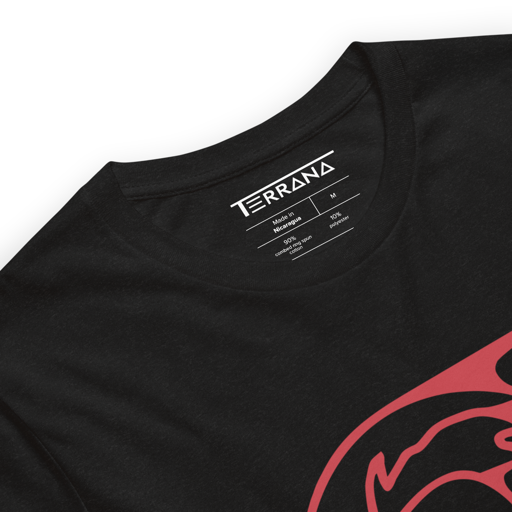 LOGO SHIRT // RED ON BLACK